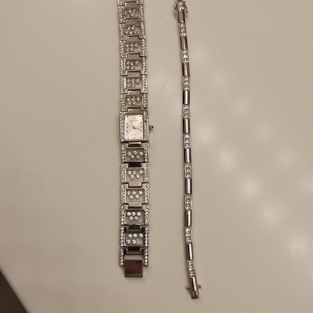 Victoria Wick Watch & Matching 925 Silver Bracelet.